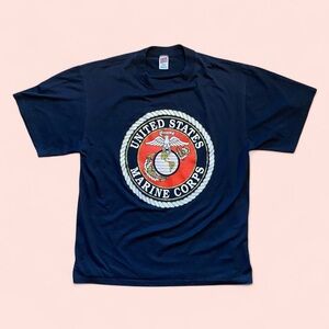 Soffe Marine Corps Emblem T-Shirt - Navy